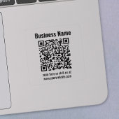 Creëer Uw eigen QR-code | Transperant Sticker