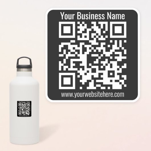 Creëer Uw eigen QR-code | Transperant Sticker