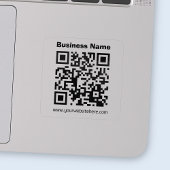 Creëer Uw eigen QR-code | Transperant Sticker