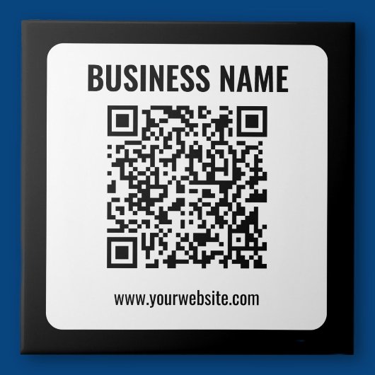 Creëer Uw eigen QR-code | Transperant Tegeltje