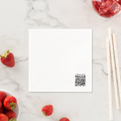 Creëer Uw eigen QR-code | Zwart-Wit Servet (Insitu)