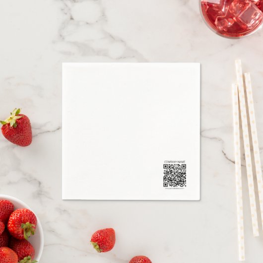 Creëer Uw eigen QR-code | Zwart-Wit Servet (Insitu)
