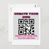 CREËER UW EIGEN QR-CODEPRODUCT BRIEFKAART (Voorkant / Achterkant)