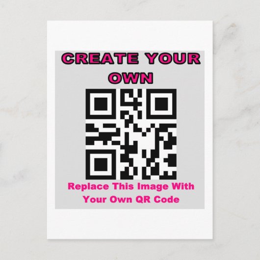 CREËER UW EIGEN QR-CODEPRODUCT BRIEFKAART (Voorkant)