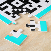 Creëer Uw eigen QR-codepuzzel Verrassing Grappige Legpuzzel (Zijkant)