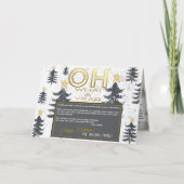 Creëer Uw eigen Quarantine Bingo Forest Kerstmis Feestdagen Kaart (Voorkant)