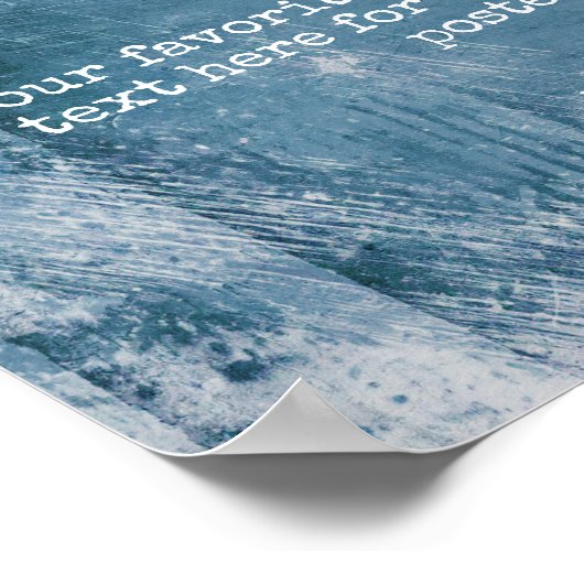 Creëer Uw eigen Quote Grunge Poster (Hoek)