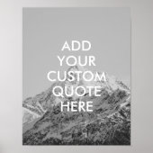 Creëer uw eigen quote poster (Voorkant)