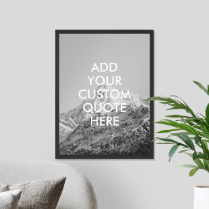 Creëer uw eigen quote poster