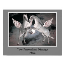 Creëer uw eigen quote vliegende Pegasus paarden