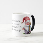 Creëer Uw eigen Rainbow Cadeau Christmas Gnome Magische Mok (Voorkant rechts)