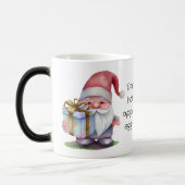 Creëer Uw eigen Rainbow Cadeau Christmas Gnome Magische Mok (Links)