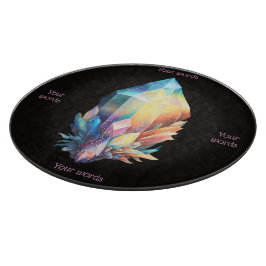 Creëer Uw eigen Rainbow Crystals Glass Altar Board Snijplank