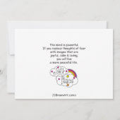 Creëer Uw eigen realiteit_Platte kaart 7"x5" (Achterkant)