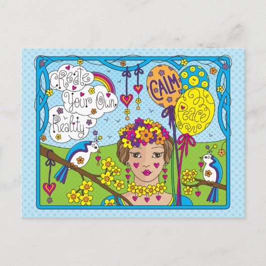 Creëer Uw eigen Reality_ Briefkaart (Voorkant)