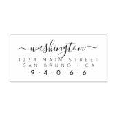 Creëer Uw eigen rechthoekige retouradres voor de f Zelfinktende Stempel (Design)