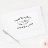 Creëer Uw eigen Rechthoekige Sticker (Envelop)