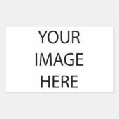 Creëer Uw eigen Rechthoekige Sticker (Voorkant)