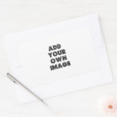 Creëer Uw eigen rechthoekige Sticker! Custom Sticker (Envelop)