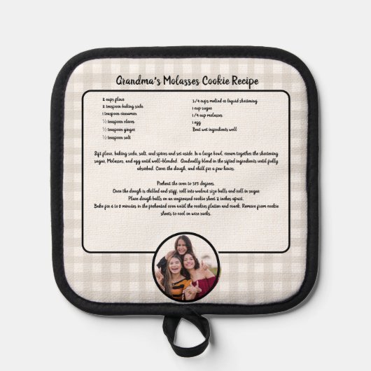 Creëer uw eigen Recipe keepaardbuffel toevoegen Fo Pannenlap (Voorkant)