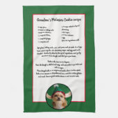 Creëer uw eigen Recipe-keepaardje toevoegen Foto Theedoek (Verticaal)