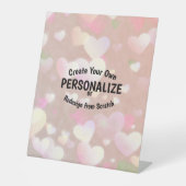 Creëer Uw eigen Reclamebord Met Voetstuk (Voorkant)