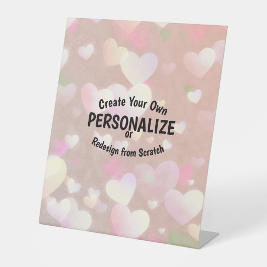 Creëer Uw eigen Reclamebord Met Voetstuk (Voorkant)