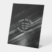 Creëer Uw eigen Reclamebord Met Voetstuk (Voorkant)