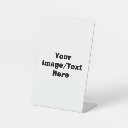 Creëer Uw eigen Reclamebord Met Voetstuk (Voorkant)