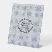 Creëer Uw eigen Reclamebord Met Voetstuk (Voorkant)