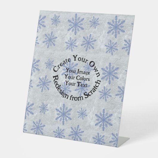 Creëer Uw eigen Reclamebord Met Voetstuk (Voorkant)