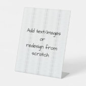 Creëer Uw eigen Reclamebord Met Voetstuk (Voorkant)