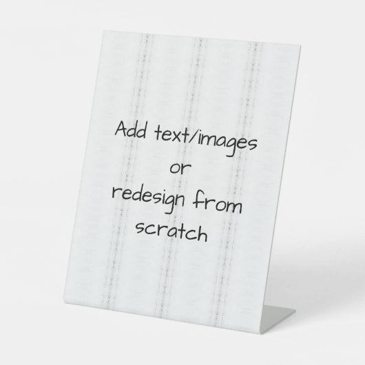 Creëer Uw eigen Reclamebord Met Voetstuk (Voorkant)