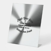 Creëer Uw eigen Reclamebord Met Voetstuk (Voorkant)