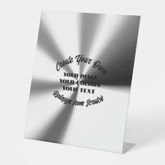 Creëer Uw eigen Reclamebord Met Voetstuk