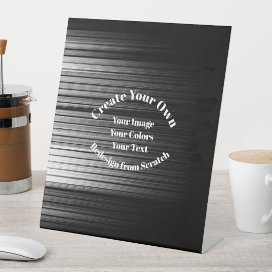 Creëer Uw eigen Reclamebord Met Voetstuk (Insitu)