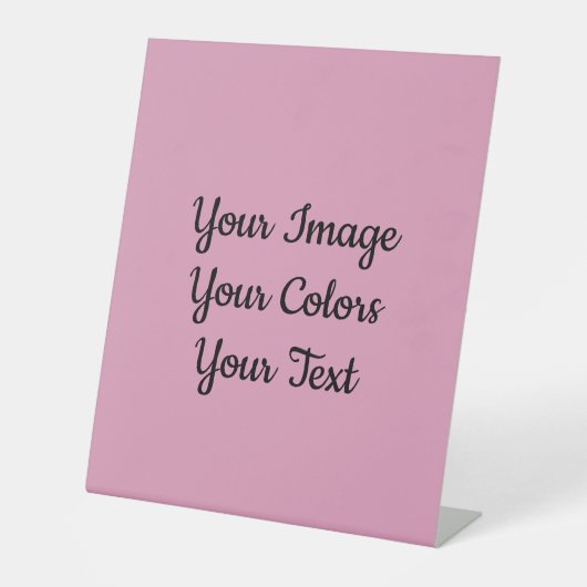 Creëer Uw eigen Reclamebord Met Voetstuk (Voorkant)