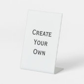 Creëer Uw eigen Reclamebord Met Voetstuk (Voorkant)