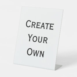 Creëer Uw eigen Reclamebord Met Voetstuk