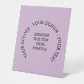 Creëer Uw eigen Reclamebord Met Voetstuk (Voorkant)