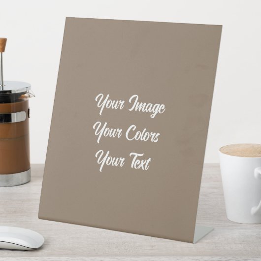 Creëer Uw eigen Reclamebord Met Voetstuk (Insitu)