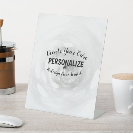 Creëer Uw eigen Reclamebord Met Voetstuk (Insitu)