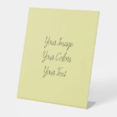 Creëer Uw eigen Reclamebord Met Voetstuk (Voorkant)