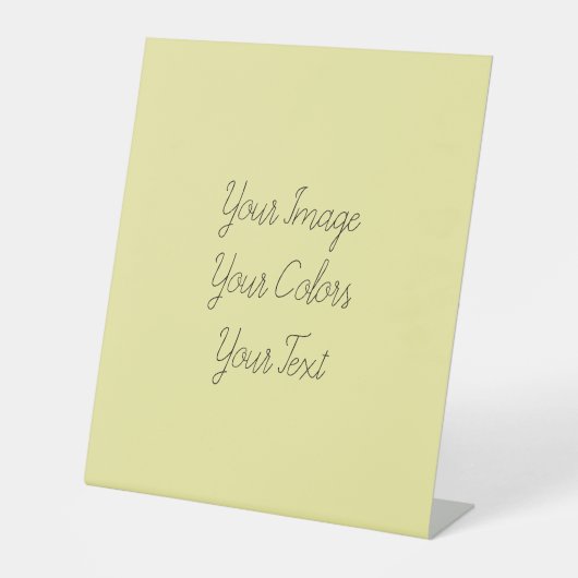 Creëer Uw eigen Reclamebord Met Voetstuk (Voorkant)