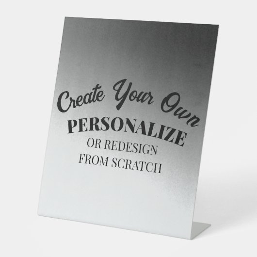 Creëer Uw eigen Reclamebord Met Voetstuk (Voorkant)