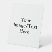 Creëer Uw eigen Reclamebord Met Voetstuk (Voorkant)