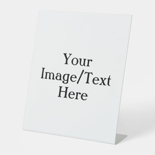 Creëer Uw eigen Reclamebord Met Voetstuk (Voorkant)