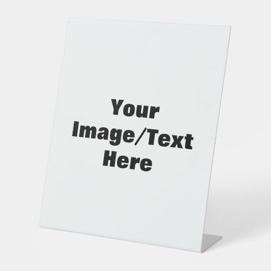 Creëer Uw eigen Reclamebord Met Voetstuk (Voorkant)