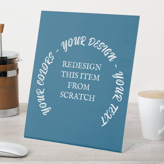 Creëer Uw eigen Reclamebord Met Voetstuk (Insitu)