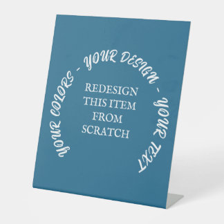 Creëer Uw eigen Reclamebord Met Voetstuk